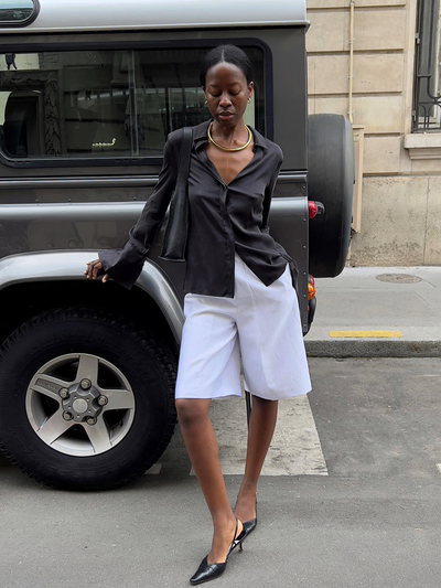 A Look We Love: White Shorts 