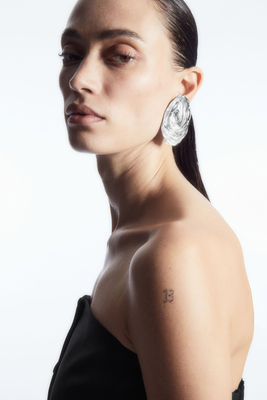 Oversized Organic-Shaped Clip-On Earrings from COS