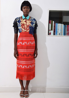 The Udu Maxi Skirt  from Lisa Folawiyo