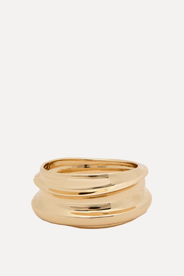 Mega Lennon Sculpted Bangle from Jenny Bird