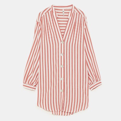 Long Striped Shirt from Zara