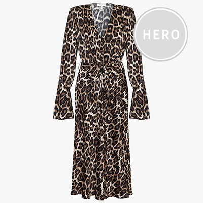 Annabelle Leopard Print Midi Dress from Ghost