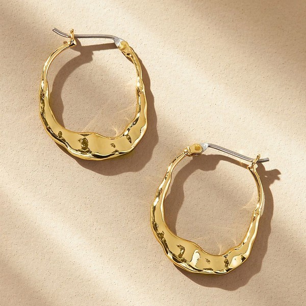 Molten Hoop Earrings from Anthropologie