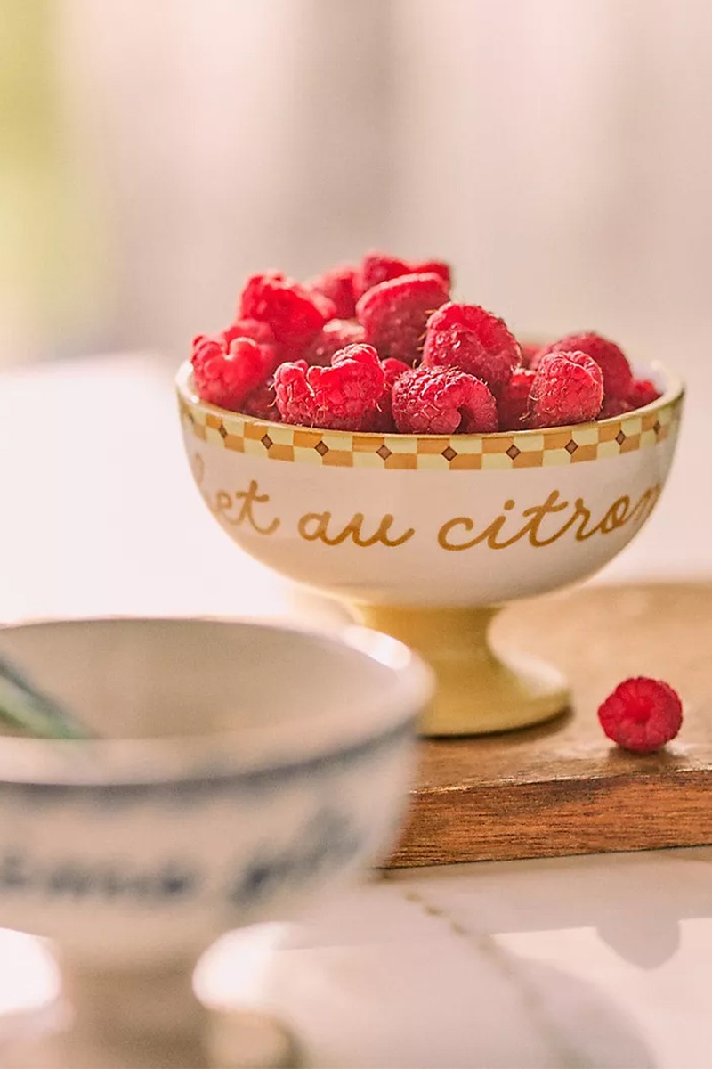 Café Violette Handpainted Stoneware Ice Cream Bowl from Anthropologie