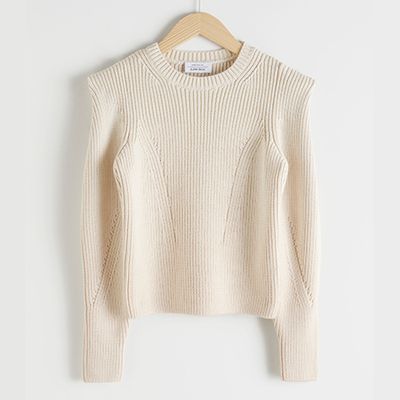 Structured Ribbed Knit Sweater from & Other Stories 