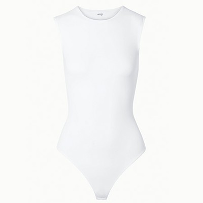 Lenox Stretch Jersey Thong Bodysuit from Alix NYC