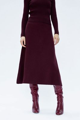 Knit-A-Line Skirt from Zara