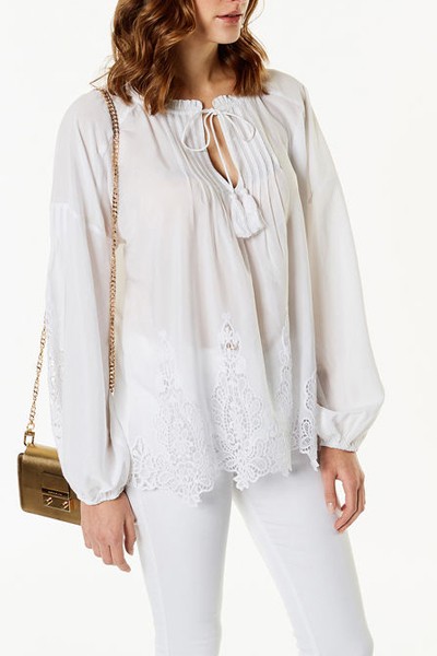 Cutwork Blouse