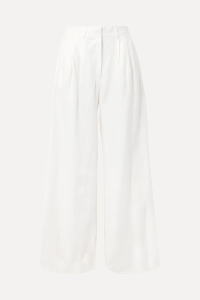 Sasha Linen Wide-Leg Pants from Staud