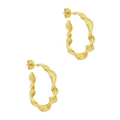 Seaweed Hoop Earrings from Anni Lu