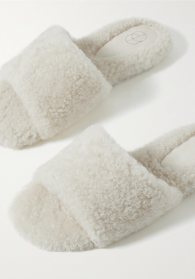 Shearling Slides from Porte & Paire