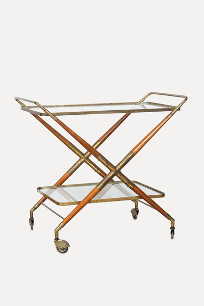 Mid-Century Italian Drinks Trolley  from Cesare Lacca
