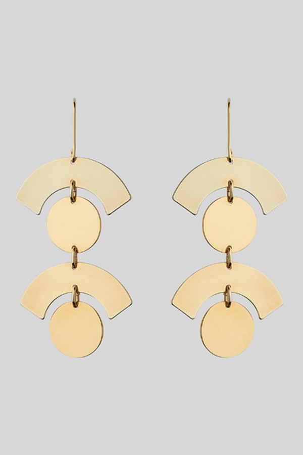 Arch And Circle Drop Earring from Whistles