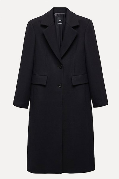 Structured Wool Coat from Mango