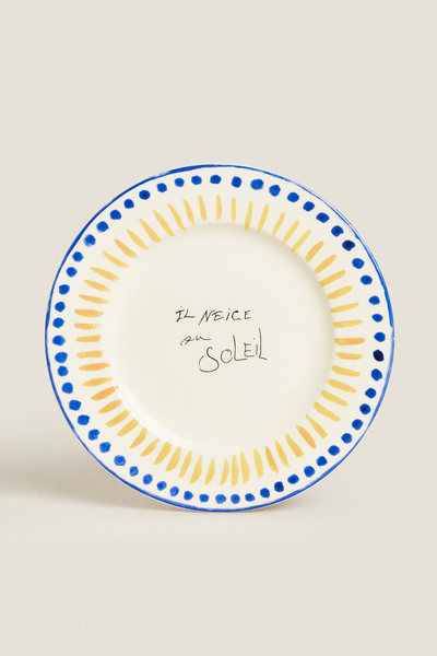 Picasso Dessert Plate from Zara