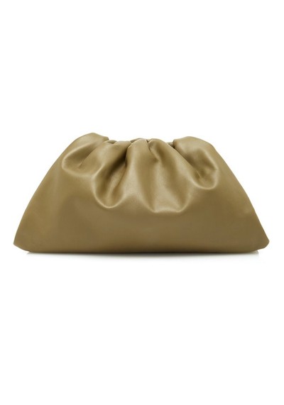 Olive Pouch Clutch from Bottega Veneta