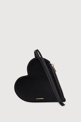 Heart-Shaped Leather Pouch from Jil Sander
