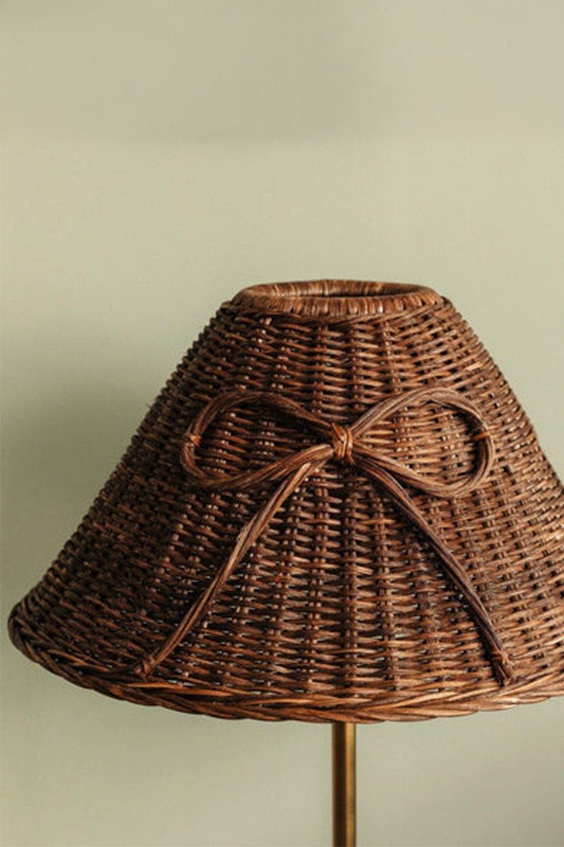 Bow Rattan Lampshade from Hastshilp