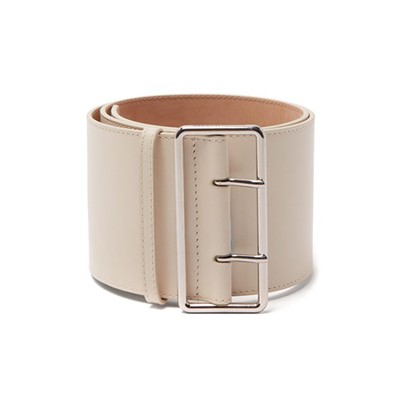 Wide Leather Belt from Alexander McQueen