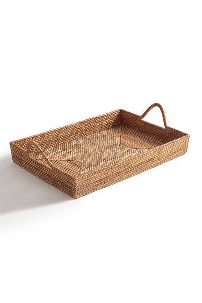 Vespérie Rattan Tray from Am.pm