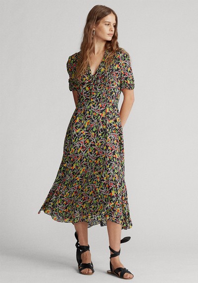 Floral Short-Sleeve Dress, £343.20 (was £429)