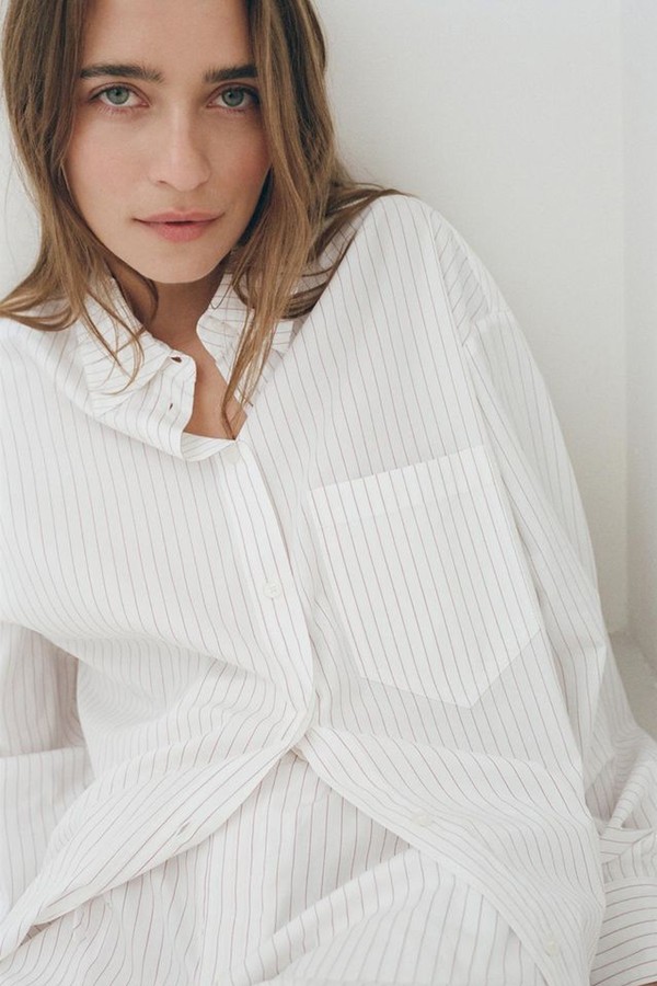 Striped Pyjama Shirt from Zara