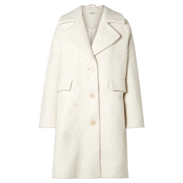Fenn Oversized Wool-Blend Bouclé Coat from Ganni