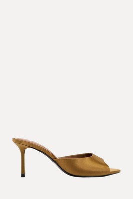 Fabric Heeled Mules from Zara