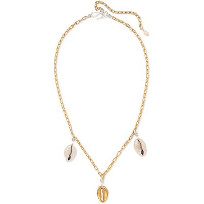How Hi Gold-Plated Shell Necklace from Wald Berlin