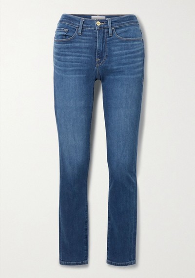 Le Skinny De Jeanne Mid-Rise Jeans from Frame