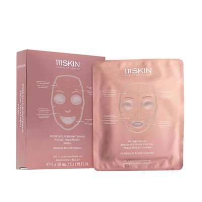 Rose Gold Brightening Facial Treatment Mask from 111Skin 