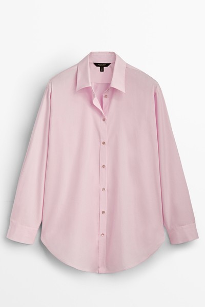 Cotton Poplin Shirt from Massimo Dutti