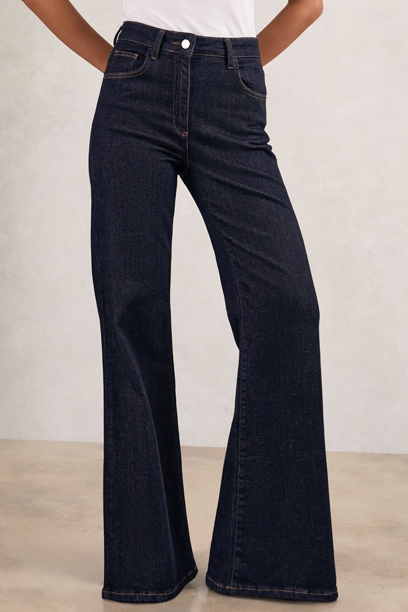 Bonnie Mid-Rise Flared Jeans from Reiss