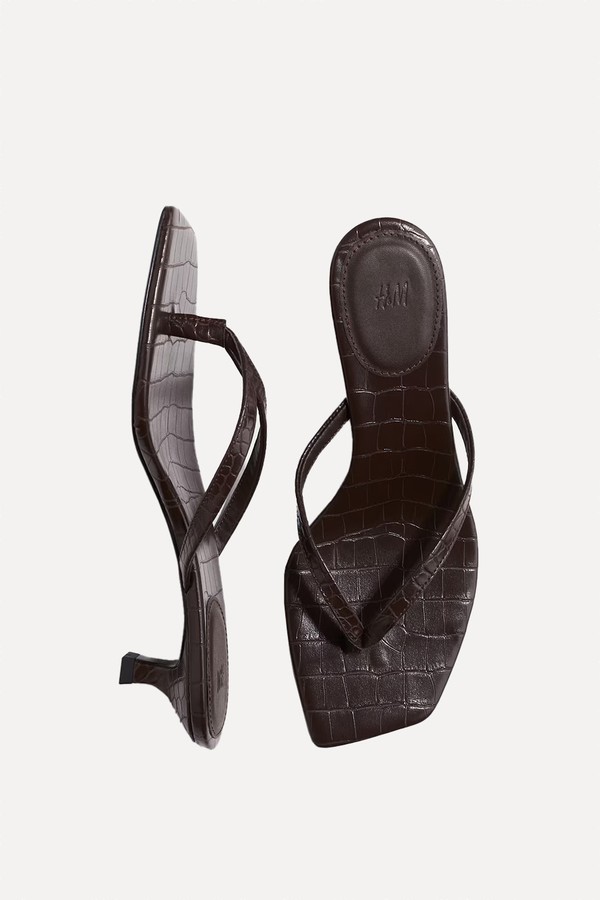 Kitten-Heeled Sandals from H&M