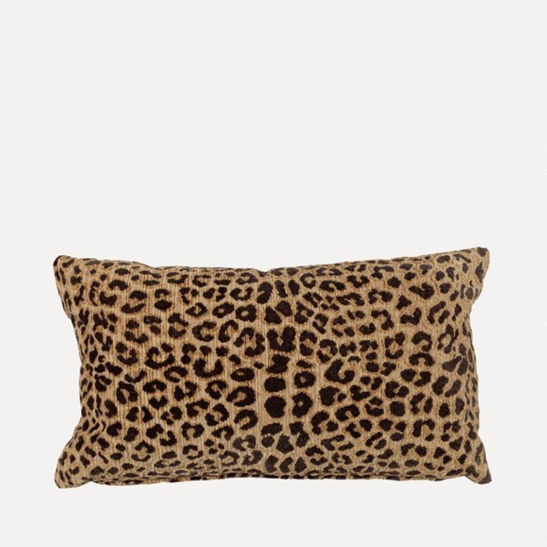 Leopard Large Oblong Cushion from Trove 