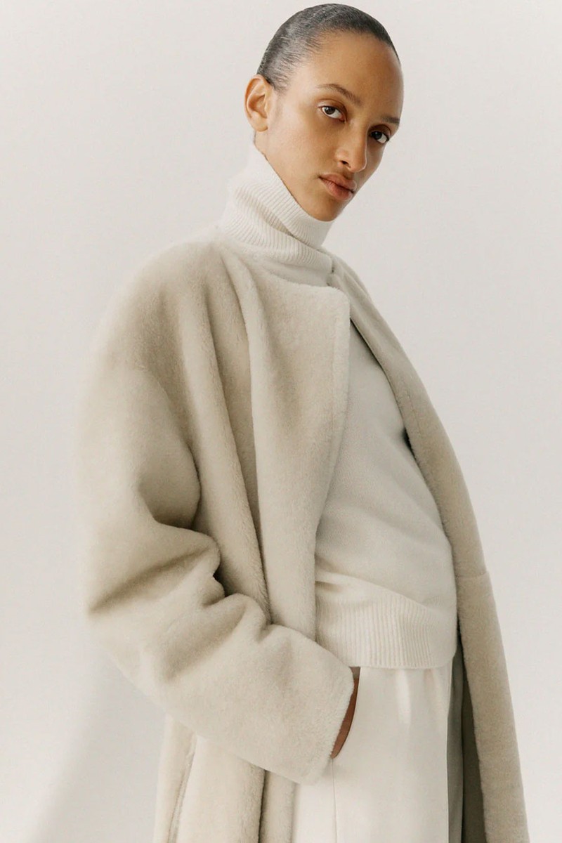 Shea Shearling Coat from Almada Label