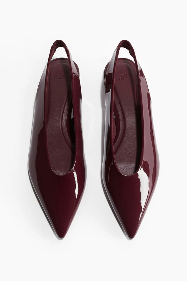 Patent Slingbacks from H&M