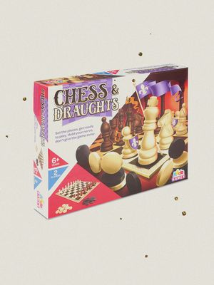 Chess and Draughts Game (6+ Yrs), £10 (was £20) | Addo Games
