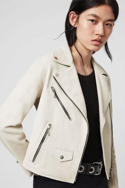 Riley Leather Biker Jacket