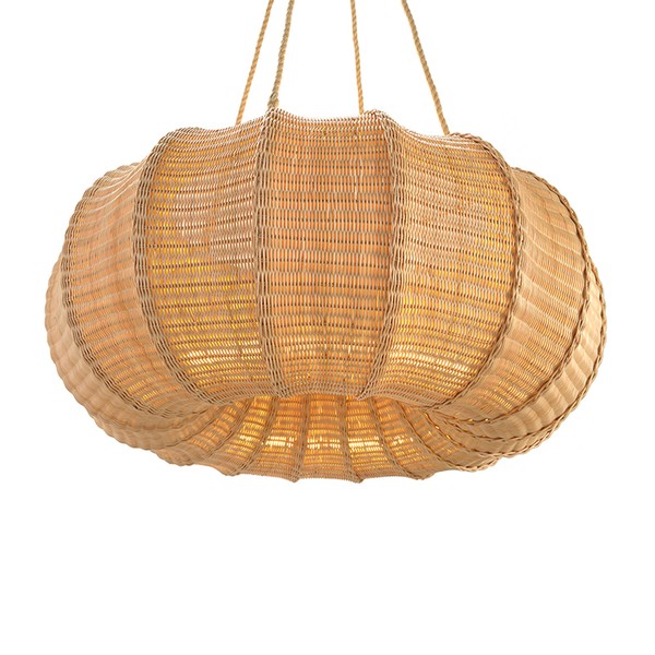 The Rattan Pasha Hanging Light  from Soane Britain