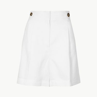 Linen Blend Shorts