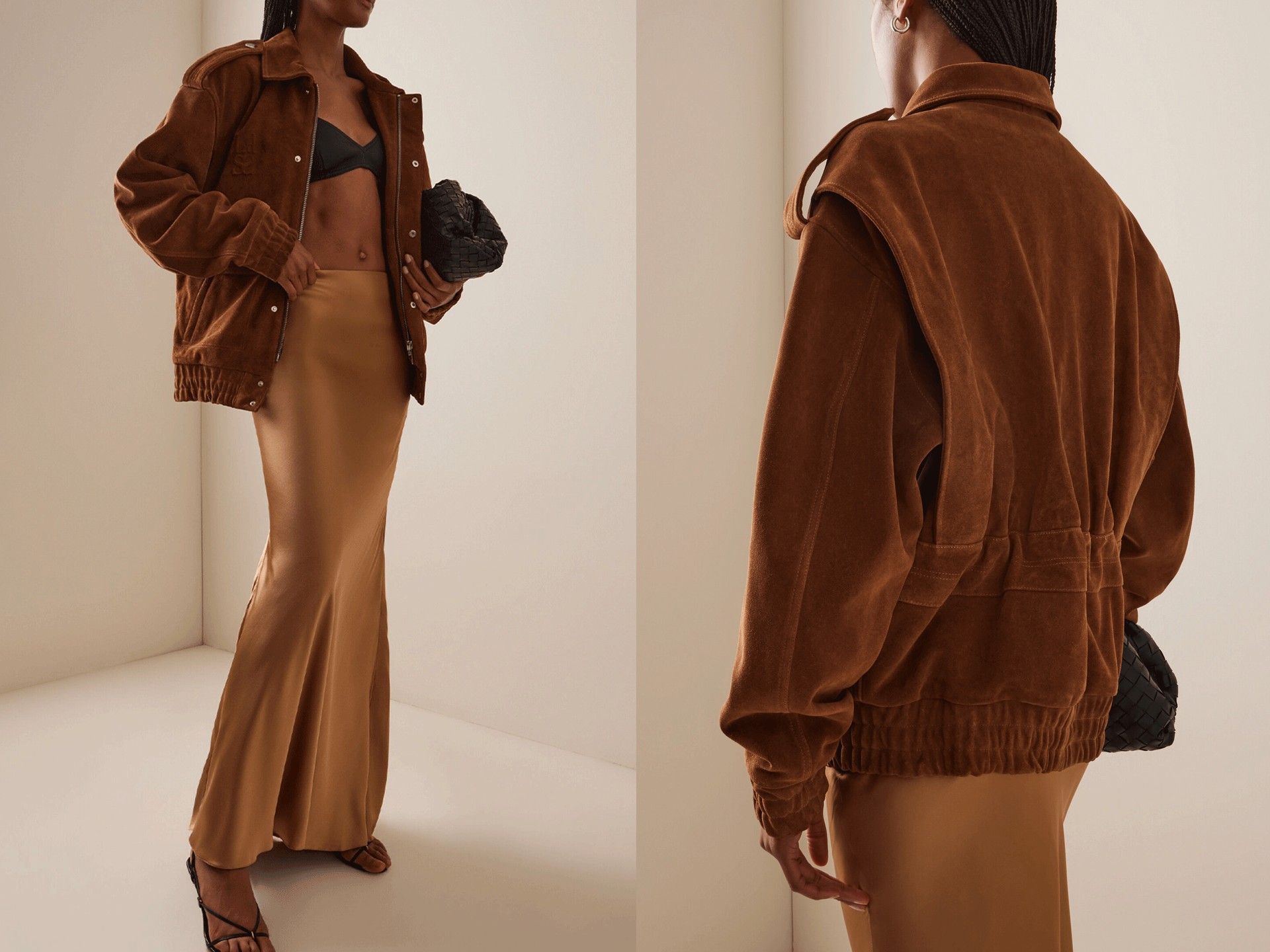 Robert Leather-Suede Bomber from Ludovic de Saint Sernin