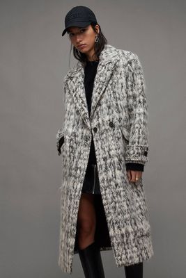 Mabel Double Breasted Long Line Coat