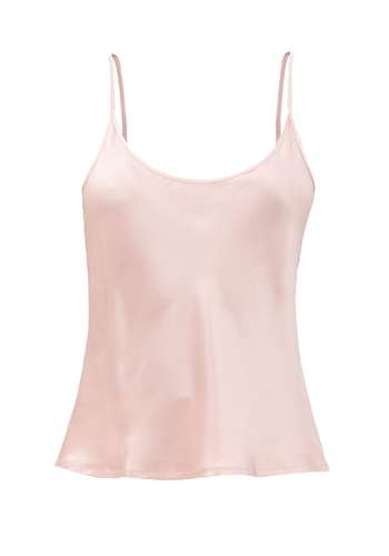 Scoop-Neck Silk-Charmeuse Cami Top from La Perla