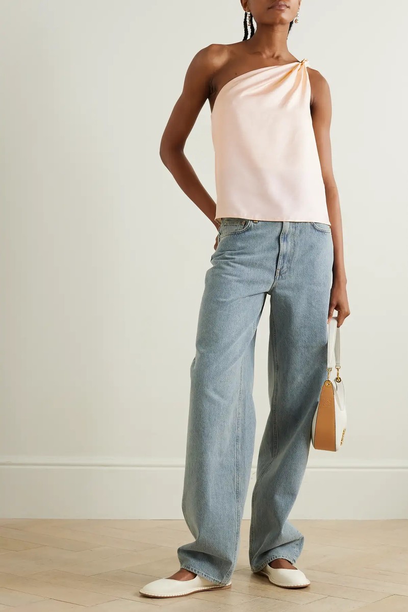 Adiran Twisted One-Shoulder Top from Loulou Studio