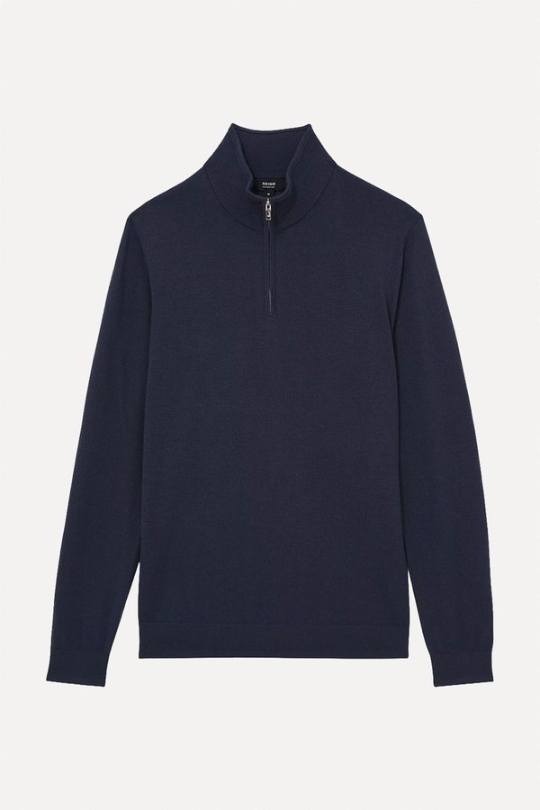 Blackhall Funnel Neck Merino Wool Jumper from Reiss