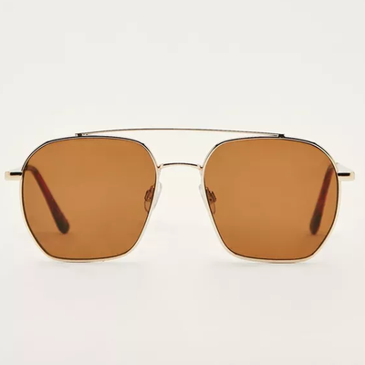 Smoke Lense Round Aviator Sunglasses from Nasty Gal