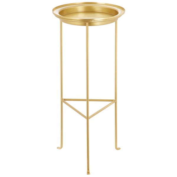 Gold Dish Plant Stand