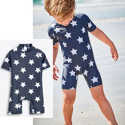 Navy Star Sunsafe Swimsuit from Next