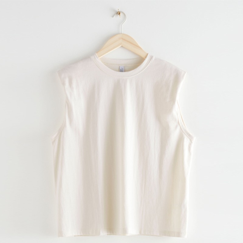 Padded Shoulder Tank Top from & Other Stories
